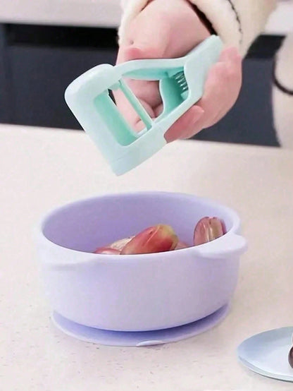 4-In-1 Fruit Slicer Set: Grape Cutter, Tomato Slicer, Grape Slicer, Quartering Tool, Cherry Salad Chopper- Small Kitchen Tools For Quickly Slicing Fruits, Fruit Slicer, Strawberry Slicer- Kitchen Ga