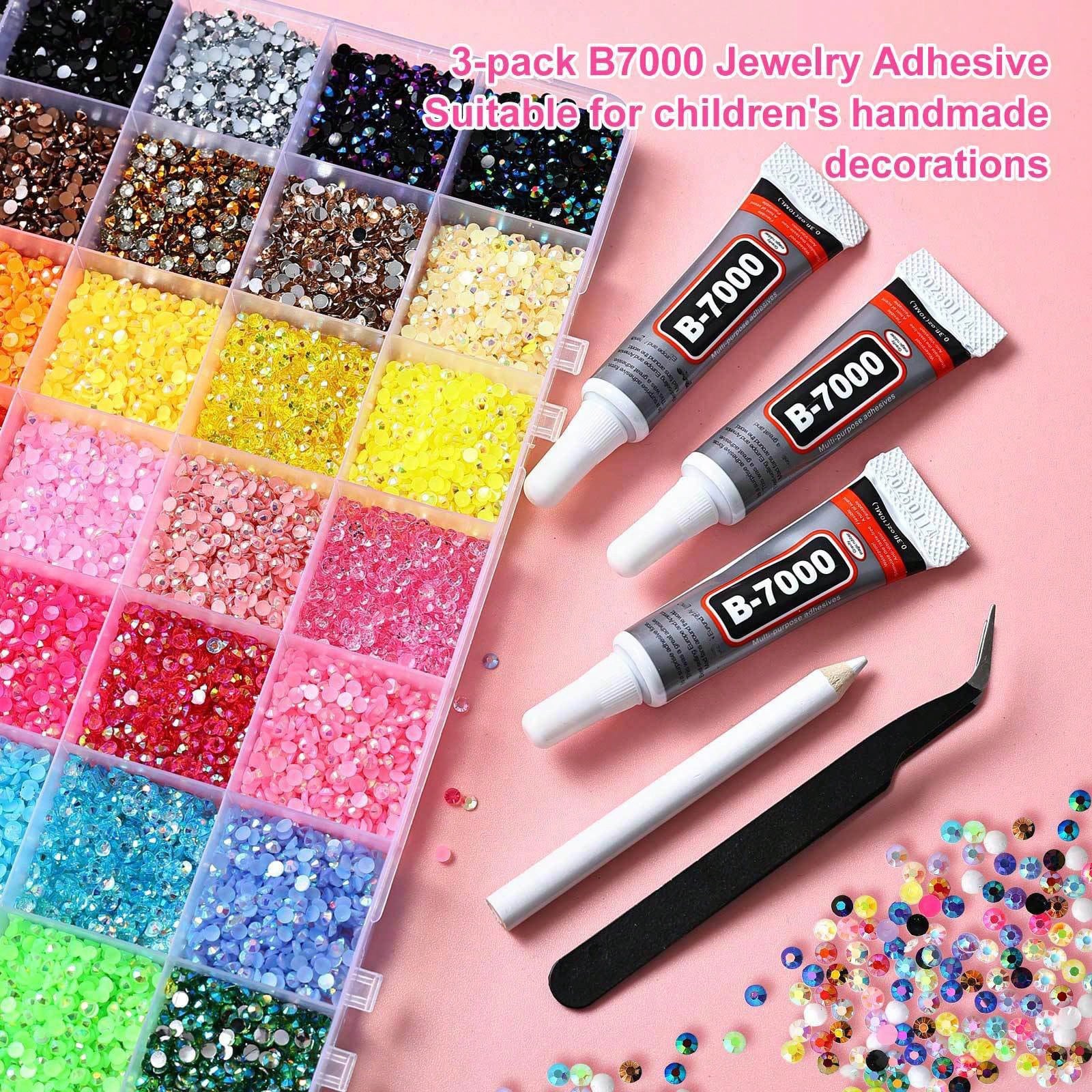 40 Colors/15 Colors Jelly Resin Flat Back Rhinestone Set With Full DIY Accessories Kit, Handmade DIY Material Pack For Clothing, Cup Decoration, Diamond Painting, Versatile Applications