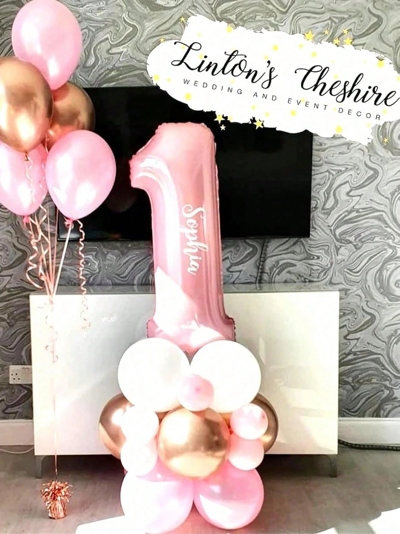 40 Inch Pink Balloon Set 0-9- Self-Inflating Helium Foil Balloon Numbers Suitable For Baby 1st Birthday Party, Baby Shower, Princess Party And Gender Reveal Party- Light Pink Decoration
