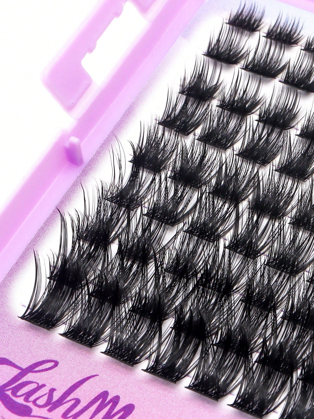 432 Clusters Spiky Eyelash Book, European And American Style Design, D/DD Curl, 8-16mm Mixed Length, 3D Cluster Eyelash Combination Set, DIY Customizable, Quickly Create Thick Cat Eye Makeup, Save Dai
