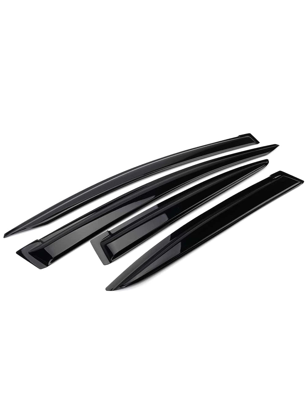 4PC-Set Window Visors Fit For 2012-2015 Hondas' Civic 4Door Sedan Only,Acrylic Tape-On Window Rain Guards Auto Car Window Visors Vent Shade Rain Sun Wind Deflector Guard, A Great Valentine Upgrade For