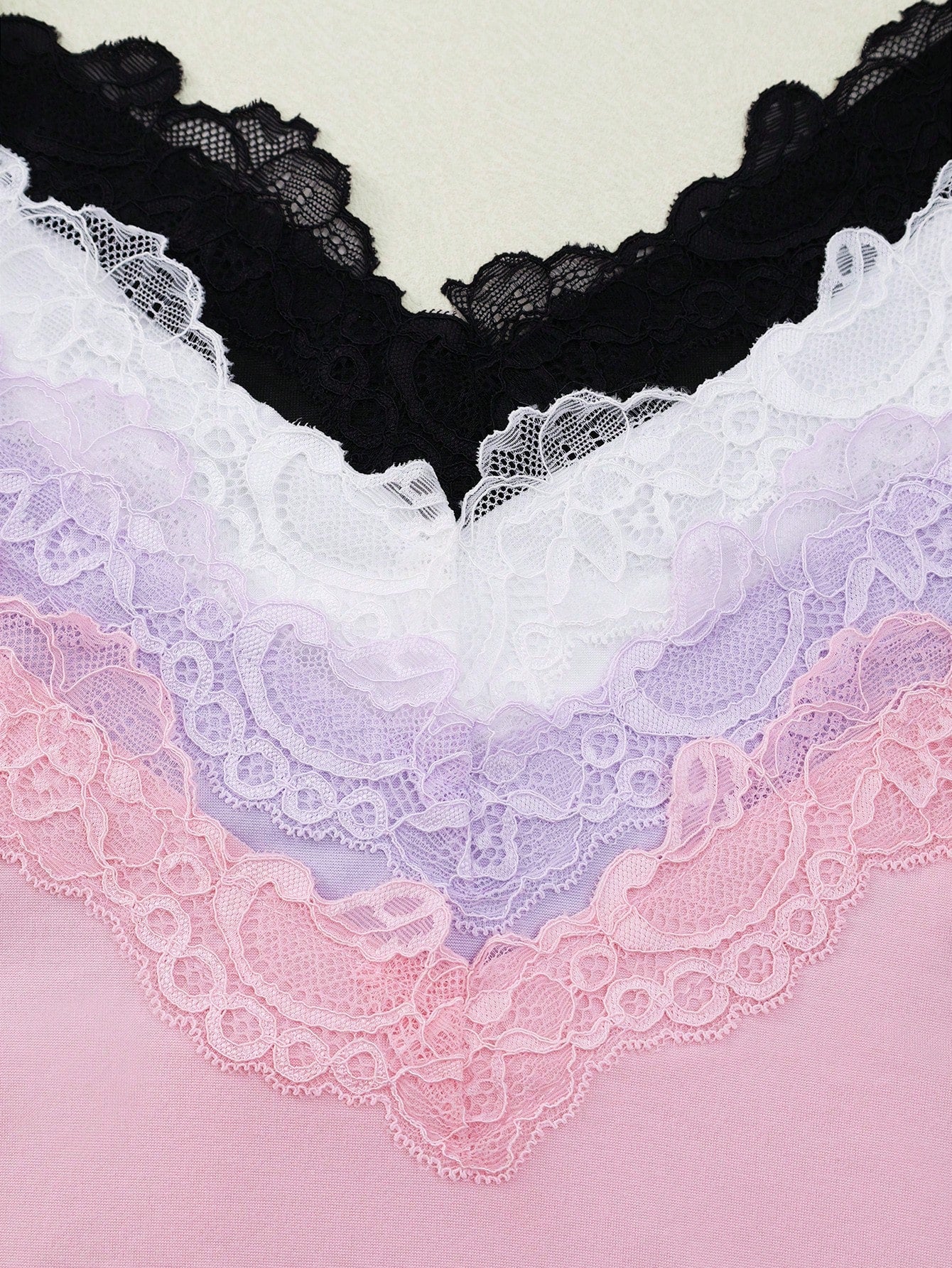 4pcs Lace Camisole Tops, Versatile & Comfortable Underwear, Lace Camisole Tops For All Seasons