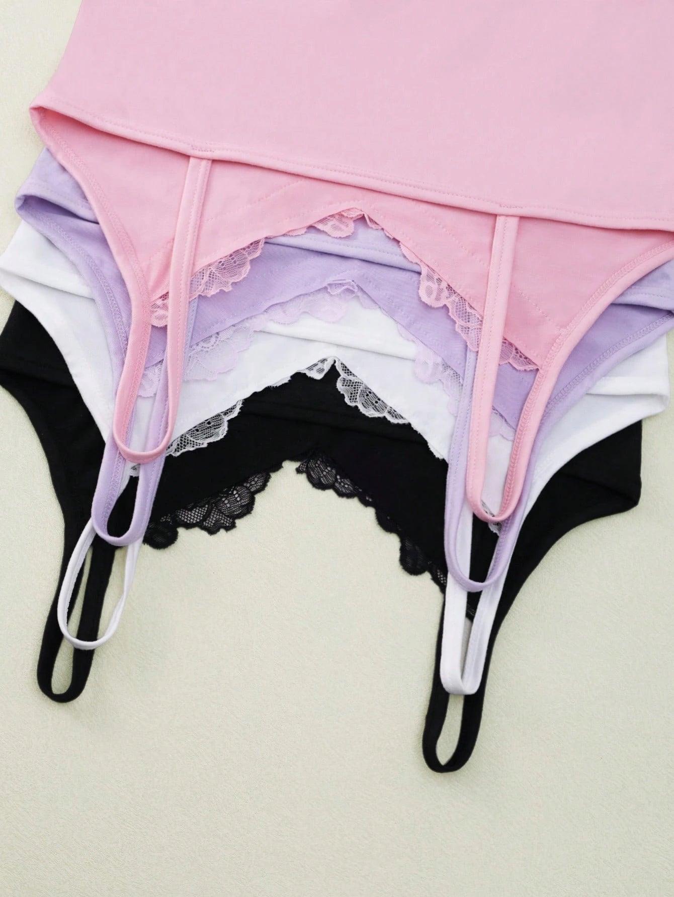 4pcs Lace Camisole Tops, Versatile & Comfortable Underwear, Lace Camisole Tops For All Seasons