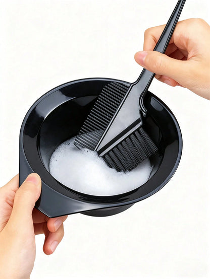 4pcs Professional Hair Dye Tool Kit, Includes Hair Dye Brush, Dye Bowl, Dye Comb, Suitable For Salon Use And Home Use, Hair Styling Accessories, Hair Products, Hair Tools, Hair Stylist, Hairdressing S