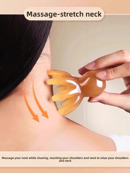 5/3/1pc Scalp Massage Comb, Portable SPA Massage Comb, Exquisite Octopus Gua Sha Tool, Multi-Functional Mini Massager, Suitable For Head, Neck, Back, Legs, Effectively Relieves Fatigue And Soothes Rel