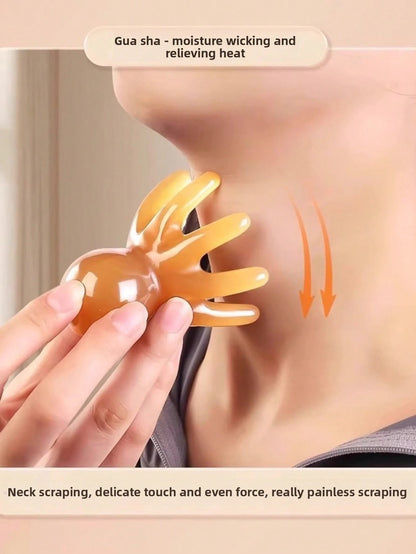 5/3/1pc Scalp Massage Comb, Portable SPA Massage Comb, Exquisite Octopus Gua Sha Tool, Multi-Functional Mini Massager, Suitable For Head, Neck, Back, Legs, Effectively Relieves Fatigue And Soothes Rel
