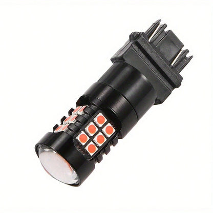 5 Flash Warning For Extra Safety! Ultra Bright 3157 LED Brake Lights For 2000-2019 F150/F250/SUVs, 30 SMDs, 12-24V Low Heat, Replaces 7440 7443