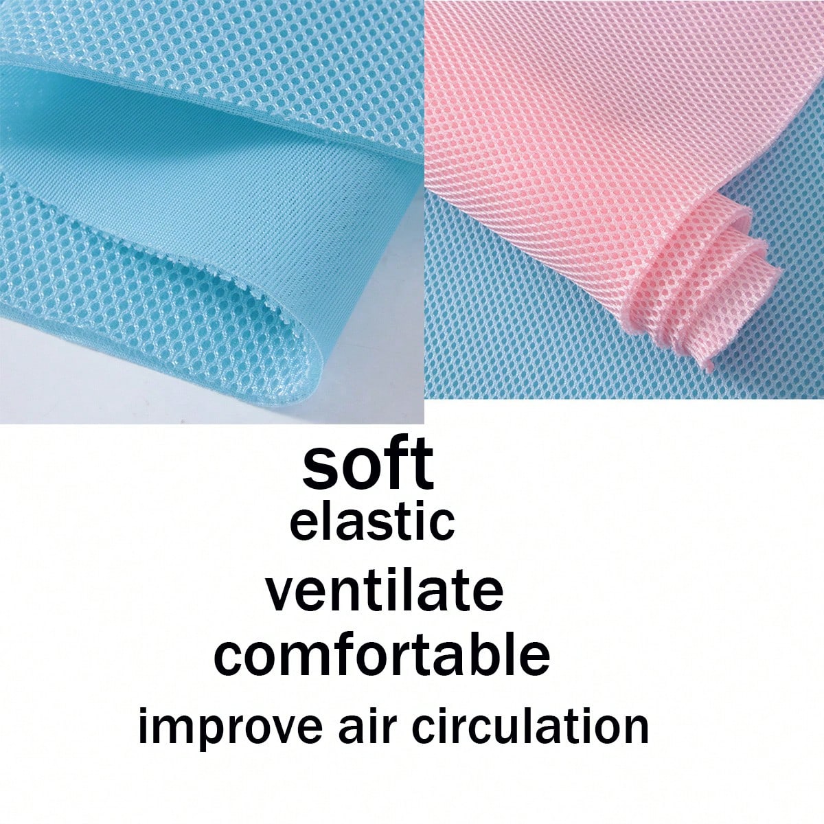 5-Piece 9-Item Full Car Seat Cover Set, Summer Special Honeycomb Mesh Sandwich Fabric, Breathable, Soft, Comfortable, Elastic, Pink Women's Car Interior Decor Accessories, Men's Full Set Car Essential