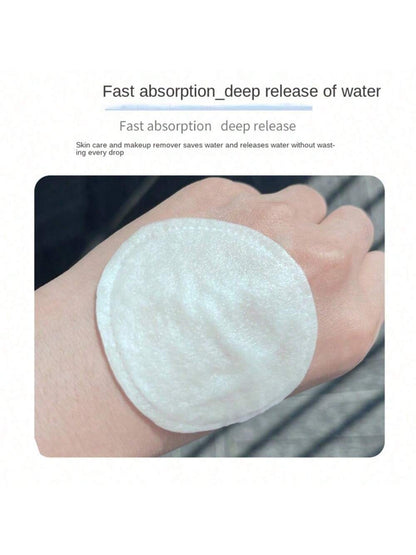50/150/300pcs Round Cleansing Pads, Reusable, Lint-Free Makeup Remover Pads, Soft & Hypoallergenic, Suitable For Face, Eyes, Skin Care & Makeup Removal