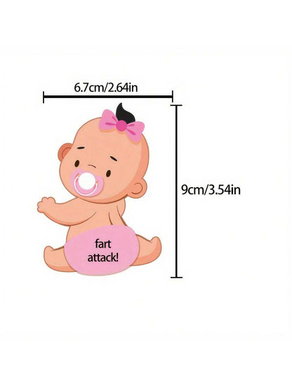 50pcs Baby Bath Scratch Game Set- 50 Scratch Cards- Fun & Easy To Play Ice Breaking Silly Activities, Suitable For Baby Shower Party Favors And Door Prizes