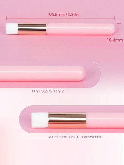 50pcs Eyelash Extension Cleaning Brushes, Nose Blackhead Cleaning Micro Brushes, Eyebrow & Eyelash Cleansing Foaming Brushes