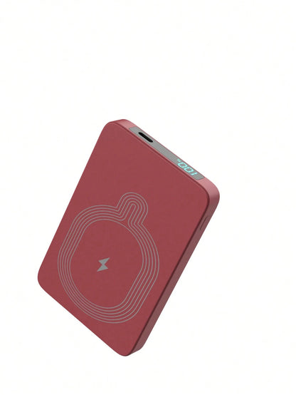 5500mAh Mobile Power Supply, 18W Ultra-Fast Charging, Magnetic Wireless Power Bank, Portable Mobile Phone Charger, Suitable For IPhone17/1615/14/13/12pro Max AIR Device/Android (USB, Type-C), With LED