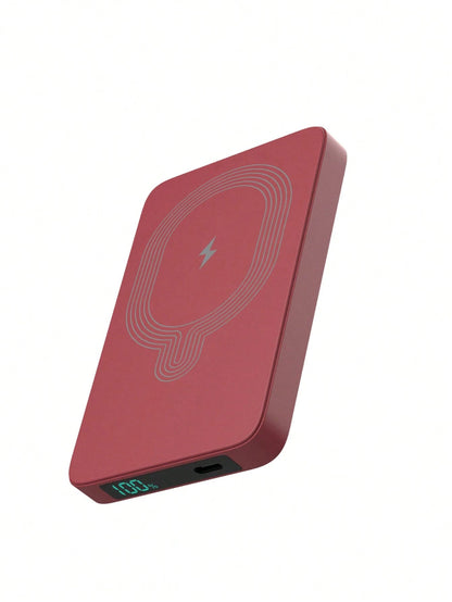 5500mAh Mobile Power Supply, 18W Ultra-Fast Charging, Magnetic Wireless Power Bank, Portable Mobile Phone Charger, Suitable For IPhone17/1615/14/13/12pro Max AIR Device/Android (USB, Type-C), With LED