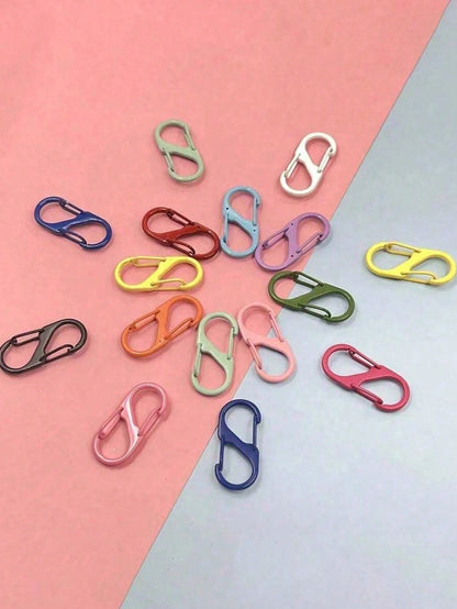 5pcs Backpack Zipper Lock Set, Unisex, Easy-Pull Anti-Theft Zipper Clips- Ensure Zipper Closure- 2 Spring Buckles For Backpack Straps, Suitable For Suitcases, Handbags, Keys, Wallets, DIY Accessorie