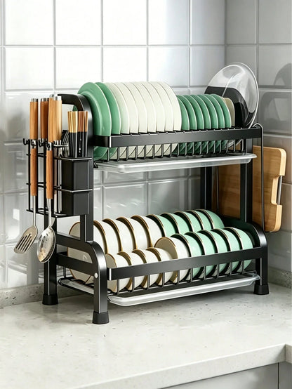 5pcs Bathroom Shelf Organizer Set, Wall Mounted & Countertop Storage Rack, Multifunctional No Drill Shelves For Toilet, Cosmetic, Bathroom Accessories