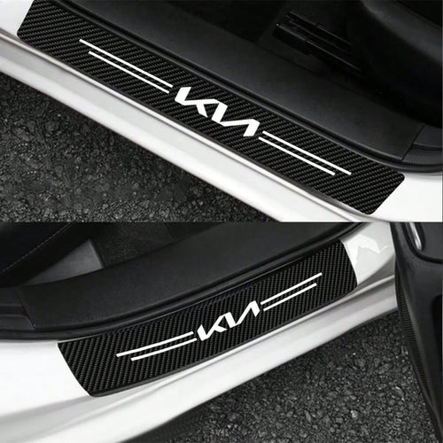 5pcs For KIA Car Accessories Car Threshold Strips, Waterproof And Scratch-Resistant, Suitable For Most Car Models, Easy To Install, An Ideal Gift For Friends!
