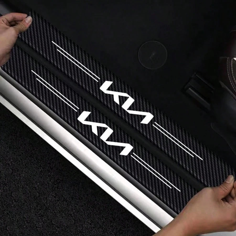 5pcs For KIA Car Accessories Car Threshold Strips, Waterproof And Scratch-Resistant, Suitable For Most Car Models, Easy To Install, An Ideal Gift For Friends!