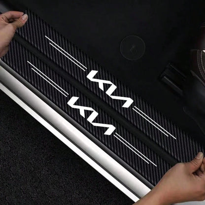 5pcs For KIA Car Accessories Car Threshold Strips, Waterproof And Scratch-Resistant, Suitable For Most Car Models, Easy To Install, An Ideal Gift For Friends!
