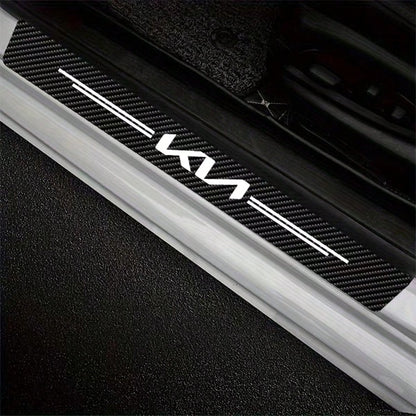 5pcs For KIA Car Accessories Car Threshold Strips, Waterproof And Scratch-Resistant, Suitable For Most Car Models, Easy To Install, An Ideal Gift For Friends!