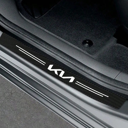 5pcs For KIA Car Accessories Car Threshold Strips, Waterproof And Scratch-Resistant, Suitable For Most Car Models, Easy To Install, An Ideal Gift For Friends!