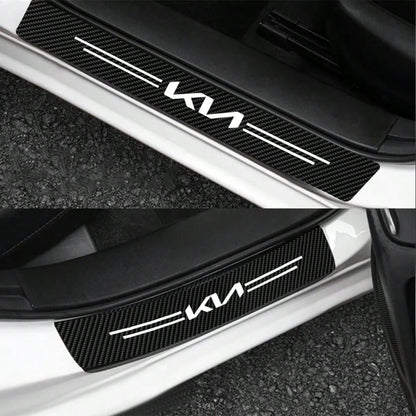 5pcs For KIA Car Accessories Car Threshold Strips, Waterproof And Scratch-Resistant, Suitable For Most Car Models, Easy To Install, An Ideal Gift For Friends!