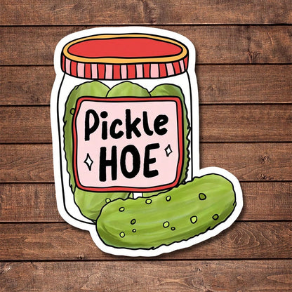 5pcs Pickle Jar Of Pickles For Pickle Lovers Sticker- Durable & UV-Protected| Glossy Finish| Perfect For Laptops, Water Bottles, Phones| Ideal Gift For Book Lovers & Readers, For Return School, Bo