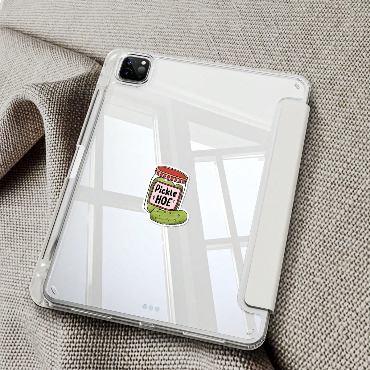 5pcs Pickle Jar Of Pickles For Pickle Lovers Sticker- Durable & UV-Protected| Glossy Finish| Perfect For Laptops, Water Bottles, Phones| Ideal Gift For Book Lovers & Readers, For Return School, Bo