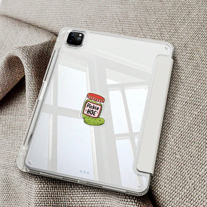 5pcs Pickle Jar Of Pickles For Pickle Lovers Sticker- Durable & UV-Protected| Glossy Finish| Perfect For Laptops, Water Bottles, Phones| Ideal Gift For Book Lovers & Readers, For Return School, Bo