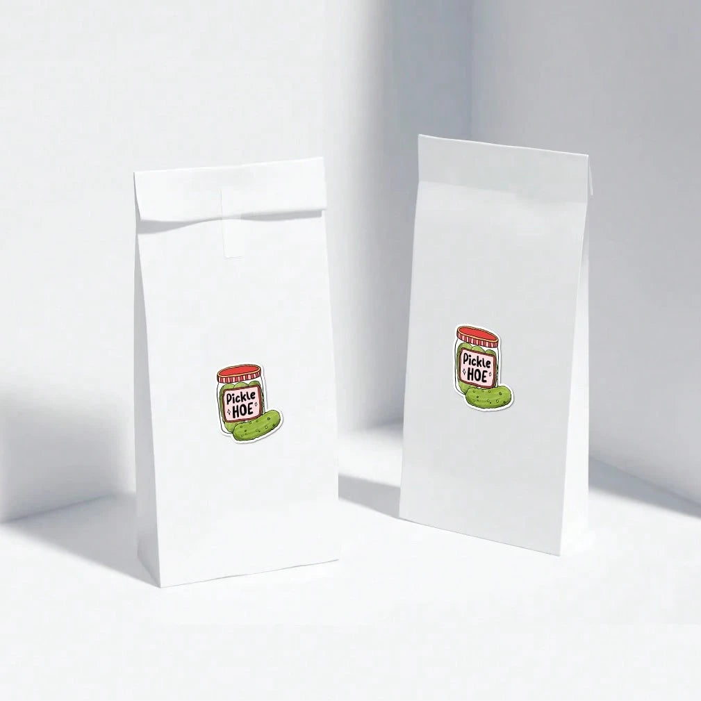 5pcs Pickle Jar Of Pickles For Pickle Lovers Sticker- Durable & UV-Protected| Glossy Finish| Perfect For Laptops, Water Bottles, Phones| Ideal Gift For Book Lovers & Readers, For Return School, Bo