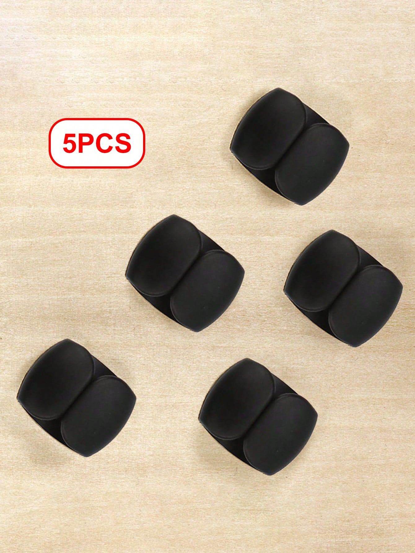 5pcs Travel Data Cable Organizer Clips, Earphone & Charging Cable Winder Holder, Minimalist Multi-Function Cord Winder
