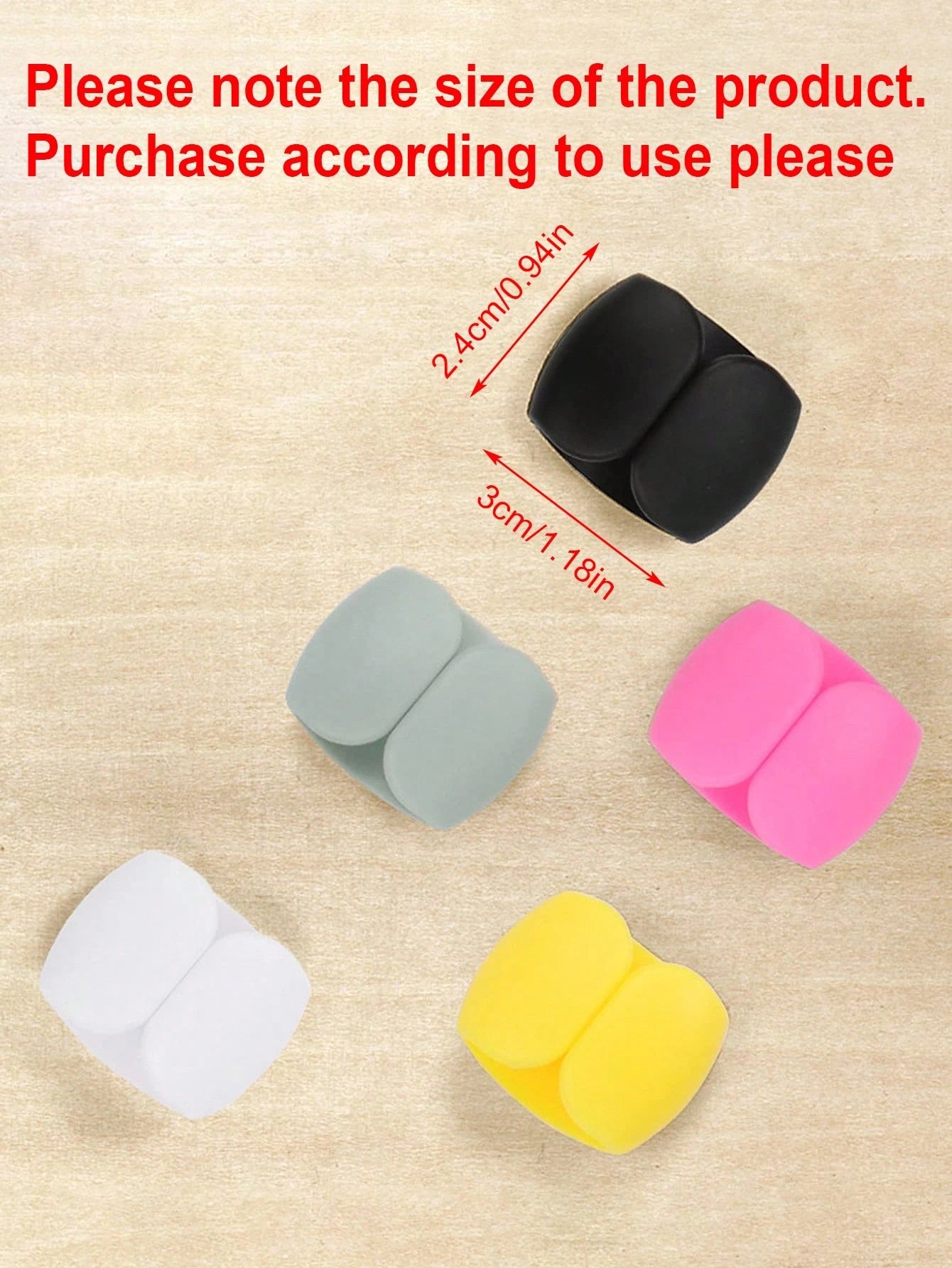 5pcs Travel Data Cable Organizer Clips, Earphone & Charging Cable Winder Holder, Minimalist Multi-Function Cord Winder
