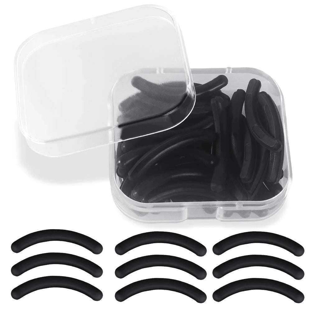 60/30/15/2pcs Silicone Eyelash Curler Replacement Pads, Universal Soft Eyelash Curler Replacement Strips, Makeup Tool Accessories, Suitable For Vanity, Bedroom, Travel, Daily Beauty, Christmas And Bir