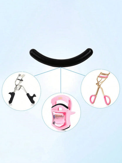 60/30/15/2pcs Silicone Eyelash Curler Replacement Pads, Universal Soft Eyelash Curler Replacement Strips, Makeup Tool Accessories, Suitable For Vanity, Bedroom, Travel, Daily Beauty, Christmas And Bir