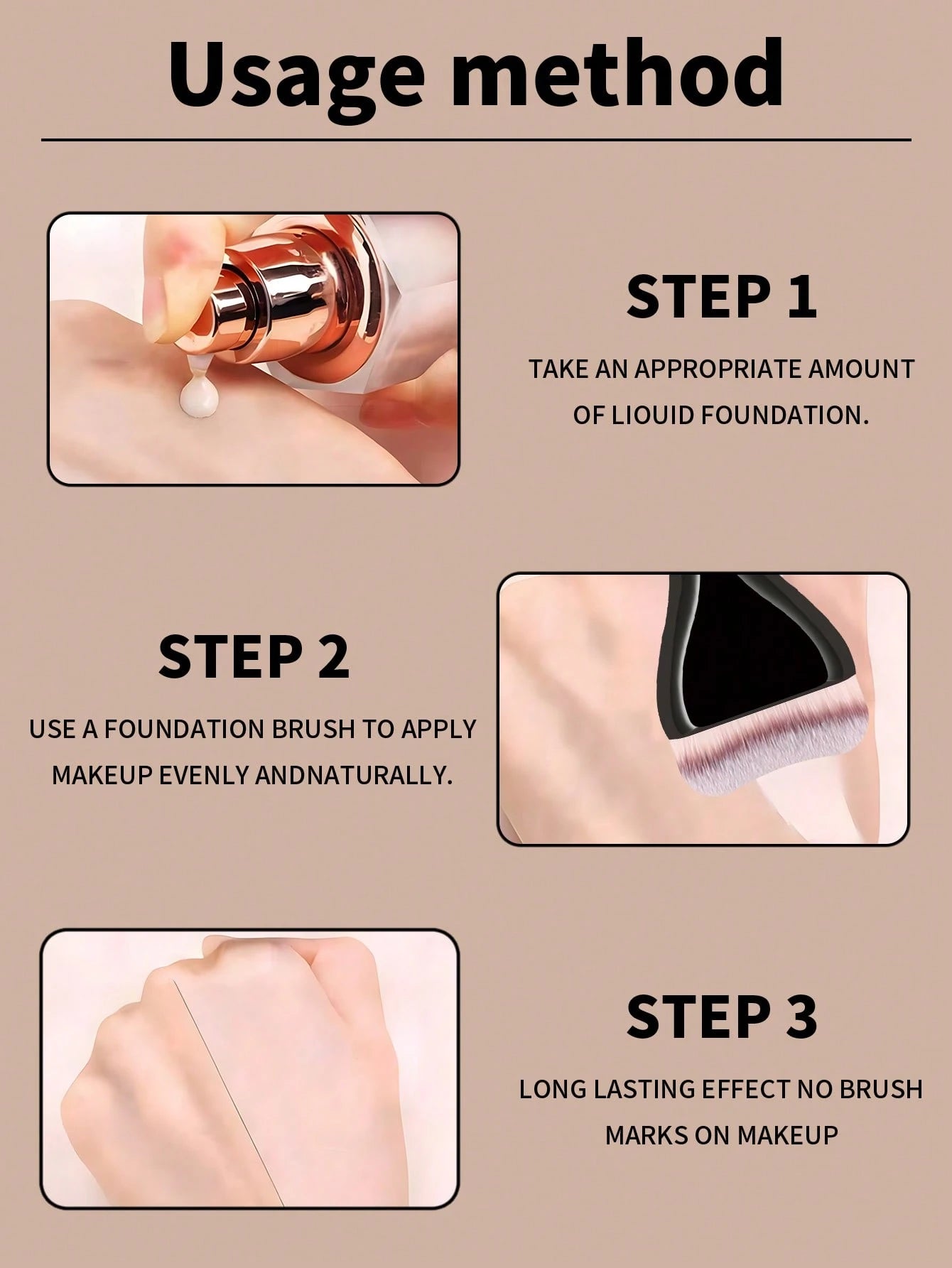 6pcs Professional Makeup Brush Set, Portable Travel Makeup Brushes, Dual-Ended Multi-Function Makeup Tools Kit Including Foundation Brush, Powder Brush, Blush Brush, Concealer Brush, Contour Brush, No