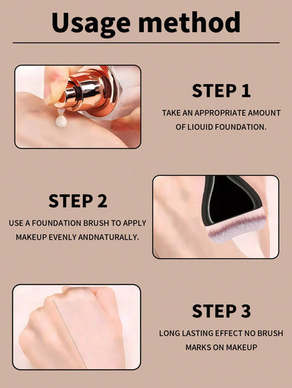 6pcs Professional Makeup Brush Set, Portable Travel Makeup Brushes, Dual-Ended Multi-Function Makeup Tools Kit Including Foundation Brush, Powder Brush, Blush Brush, Concealer Brush, Contour Brush, No