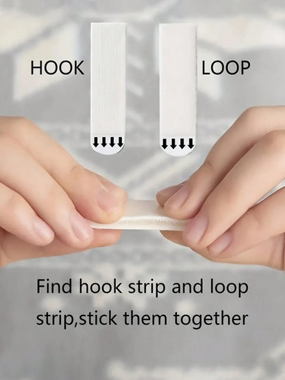 72 Heavy-Duty Picture Hanging Strips- Non-Damaging Adhesive Hooks, Perfect For Photos And Christmas Decorations, Ideal For The Holiday Season. No-Drill Photo Hangers With Double-Sided Removable Wall