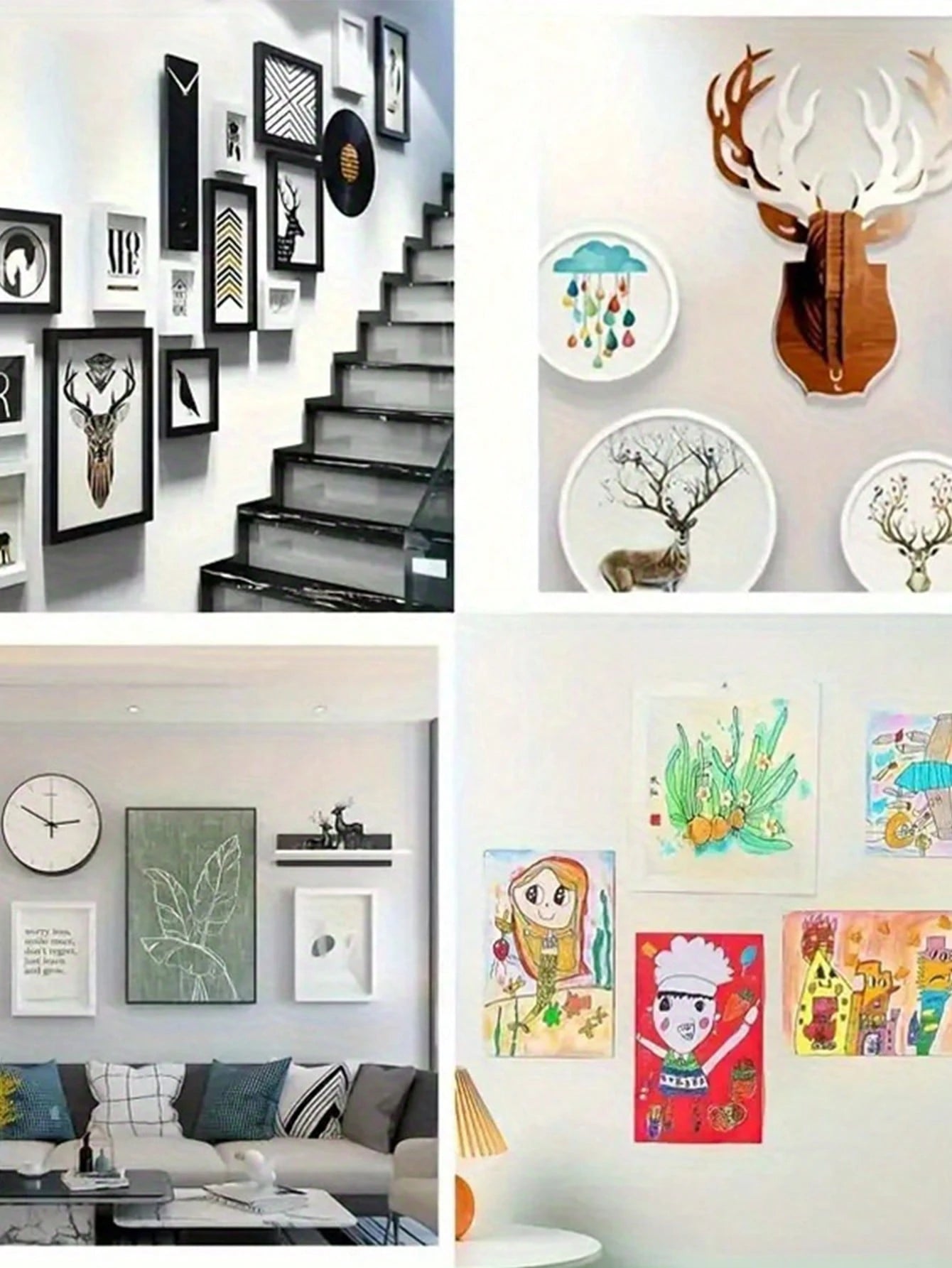 72 Heavy-Duty Picture Hanging Strips- Non-Damaging Adhesive Hooks, Perfect For Photos And Christmas Decorations, Ideal For The Holiday Season. No-Drill Photo Hangers With Double-Sided Removable Wall