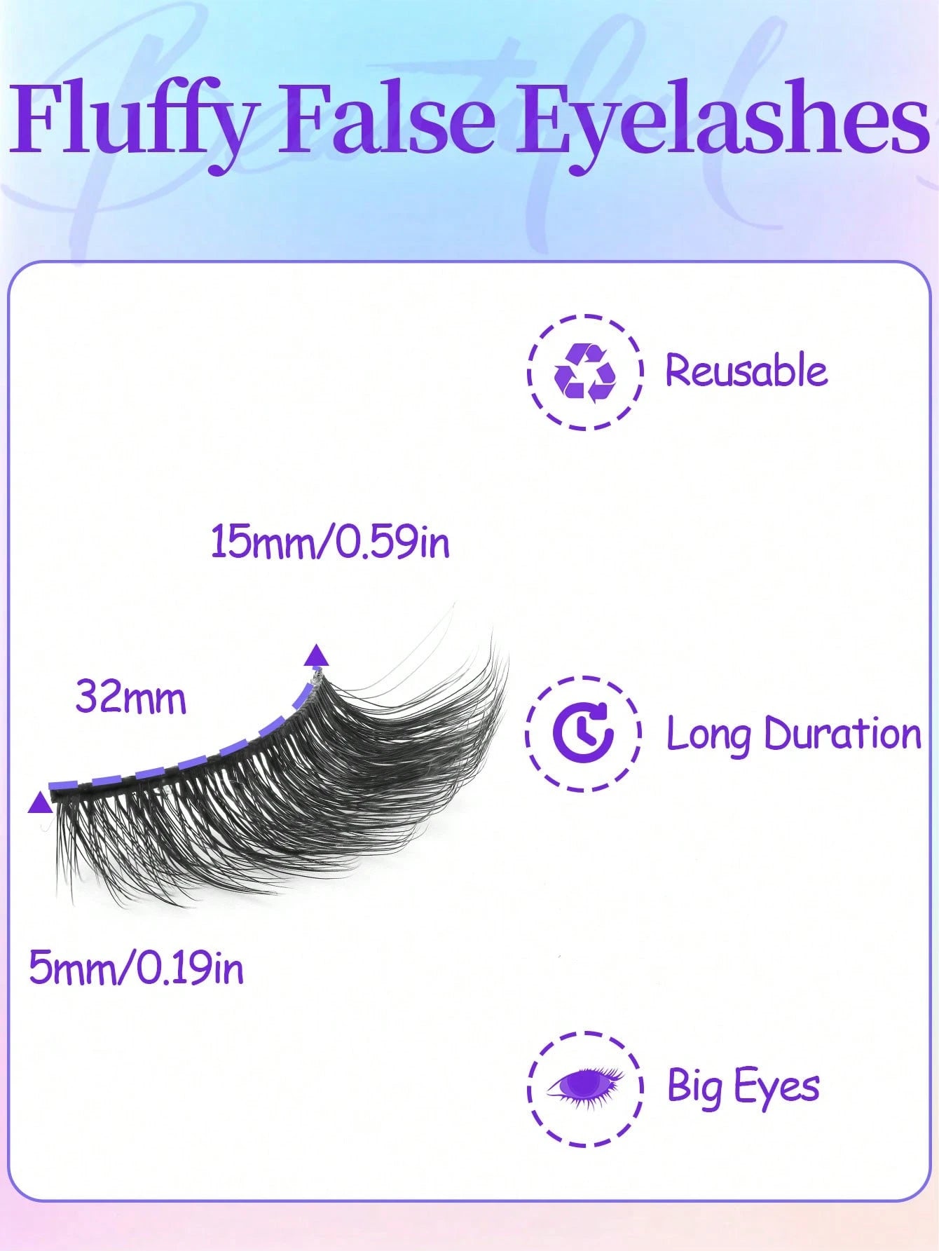 8 Pairs 3D Fluffy Thin Natural Wet Look Cat Eye Effect Faux Mink False Eyelashes, Dramatic Style Eyelash Extensions Makeup Tool