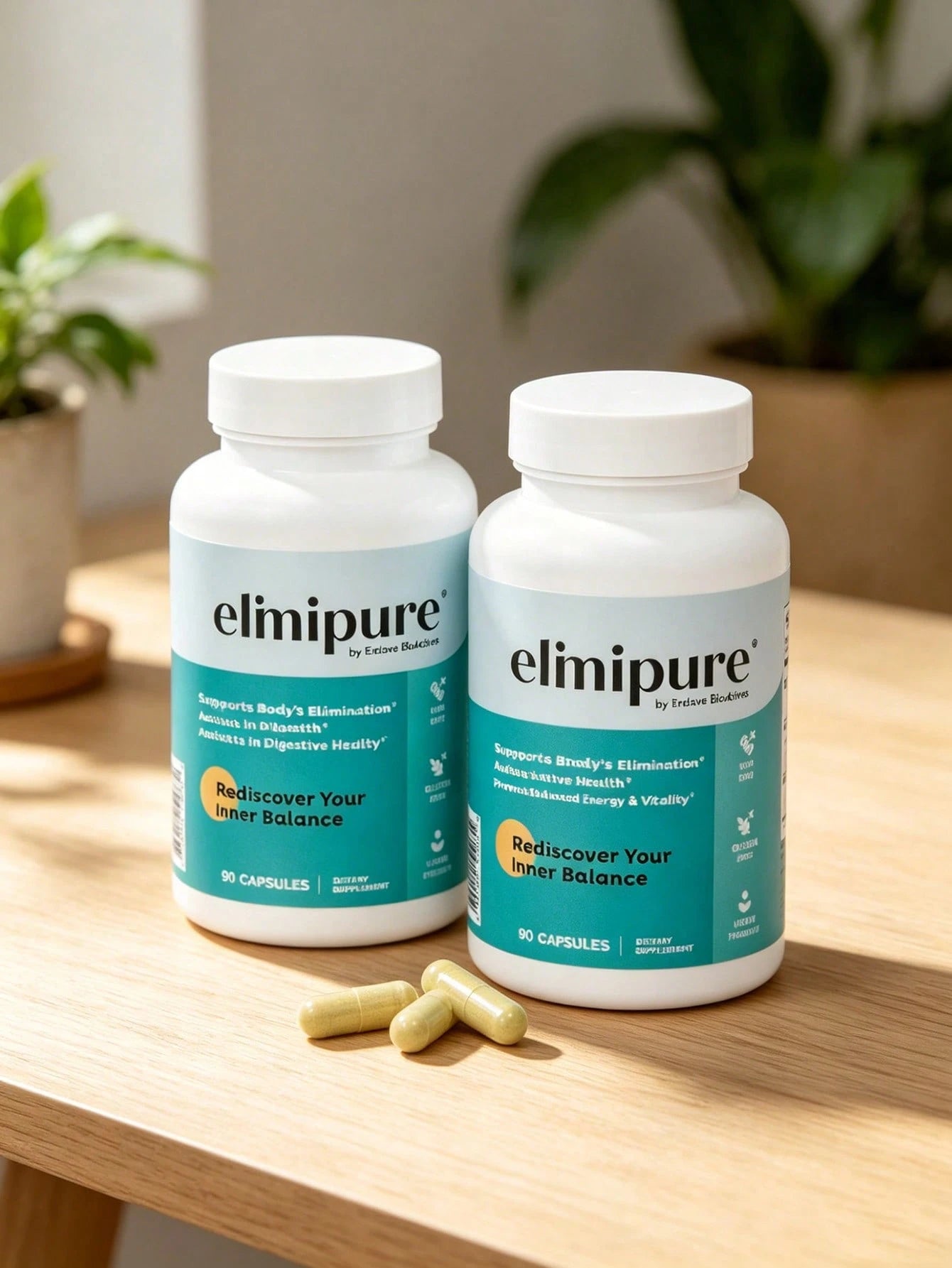 90 Capsules Enclave BioActives Elimipure Natural Formula