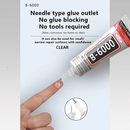 A 50ml B6000 Glue Headwear Brooch Jewelry Glue Inlay Adhesive Diamond Jewelry Stud Earring Pendant Strong Adhesive For DIY Handcraft