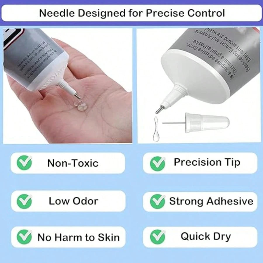 A 50ml B6000 Glue Headwear Brooch Jewelry Glue Inlay Adhesive Diamond Jewelry Stud Earring Pendant Strong Adhesive For DIY Handcraft