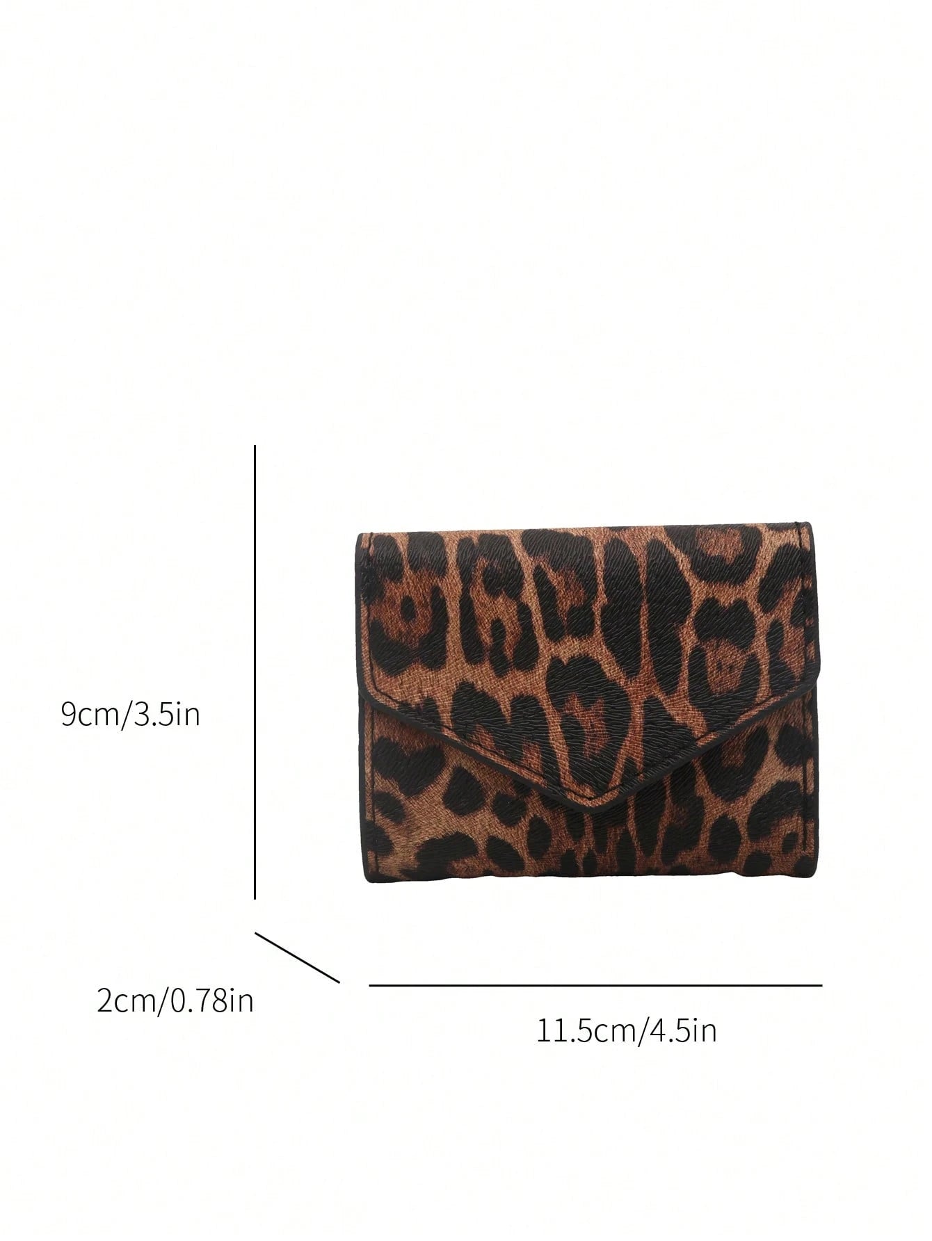 A Fashionable Ladies' Wallet, A Leopard Print Multi-Slot Wallet, A Portable Coin Purse, Can Be Given To Mom And Girlfriend To Go, Travel, Vacation