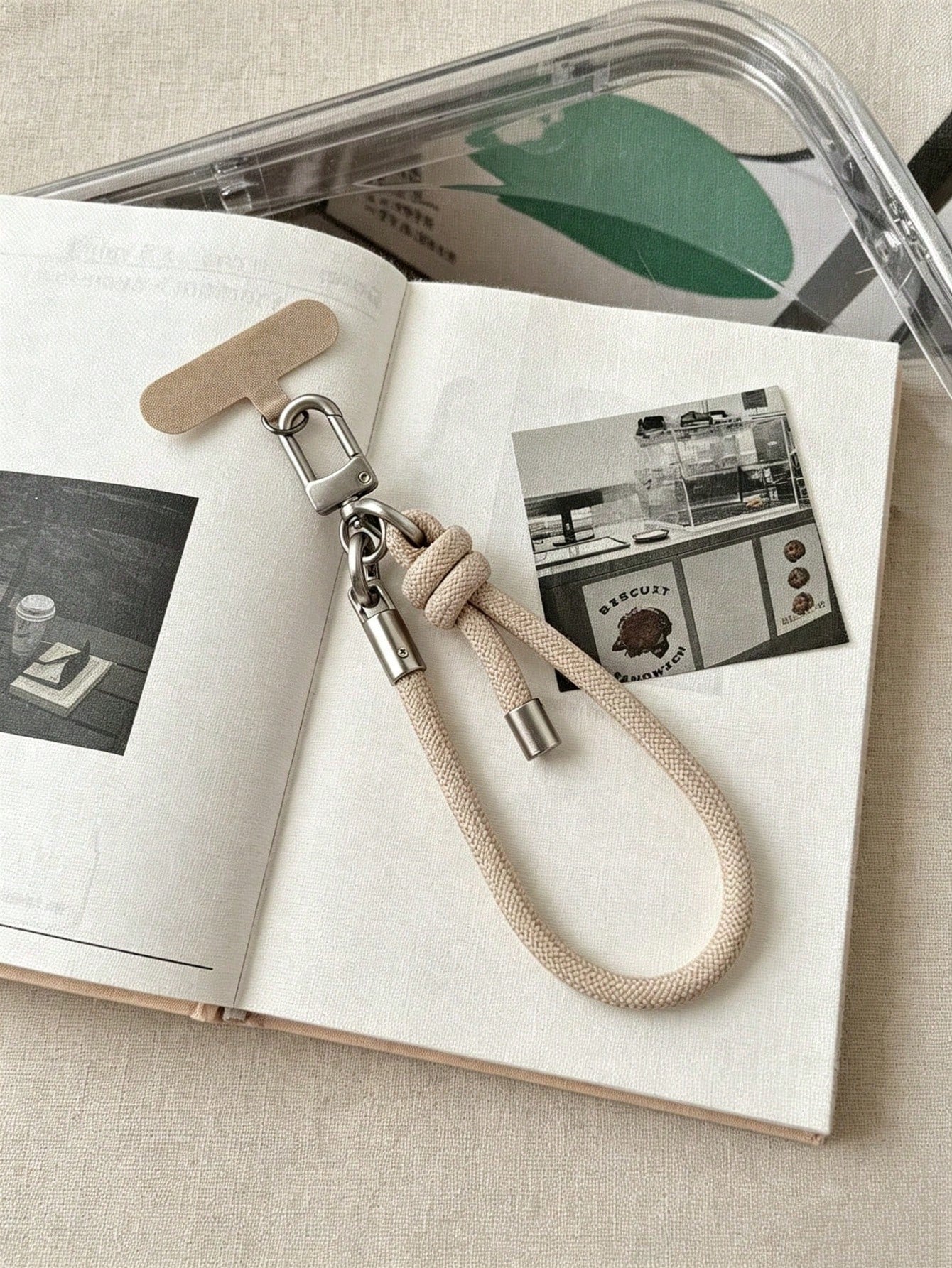 Adjustable Wrist Phone Lanyard, High-End Metal Clasp Wrist Strap, Minimalist & Versatile, Anti-Theft Cord For Traveling Abroad