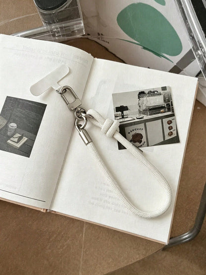 Adjustable Wrist Phone Lanyard, High-End Metal Clasp Wrist Strap, Minimalist & Versatile, Anti-Theft Cord For Traveling Abroad