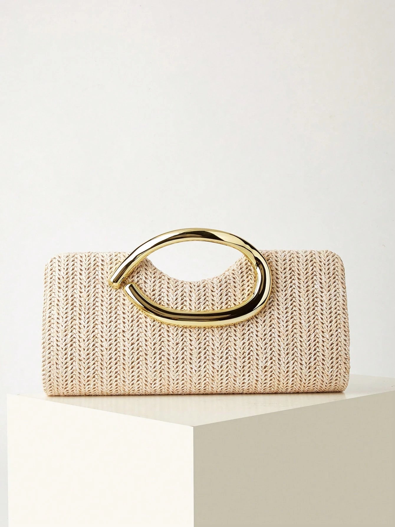AIBBYDAR Women's Clutch Bag Beach Bag Straw Woven Bag Summer Essential Holiday Essential Beach Holiday Vacation Season Versatile Women's Crossbody Bag Women's Bag Makeup Bag Casual Minimalist Vacation