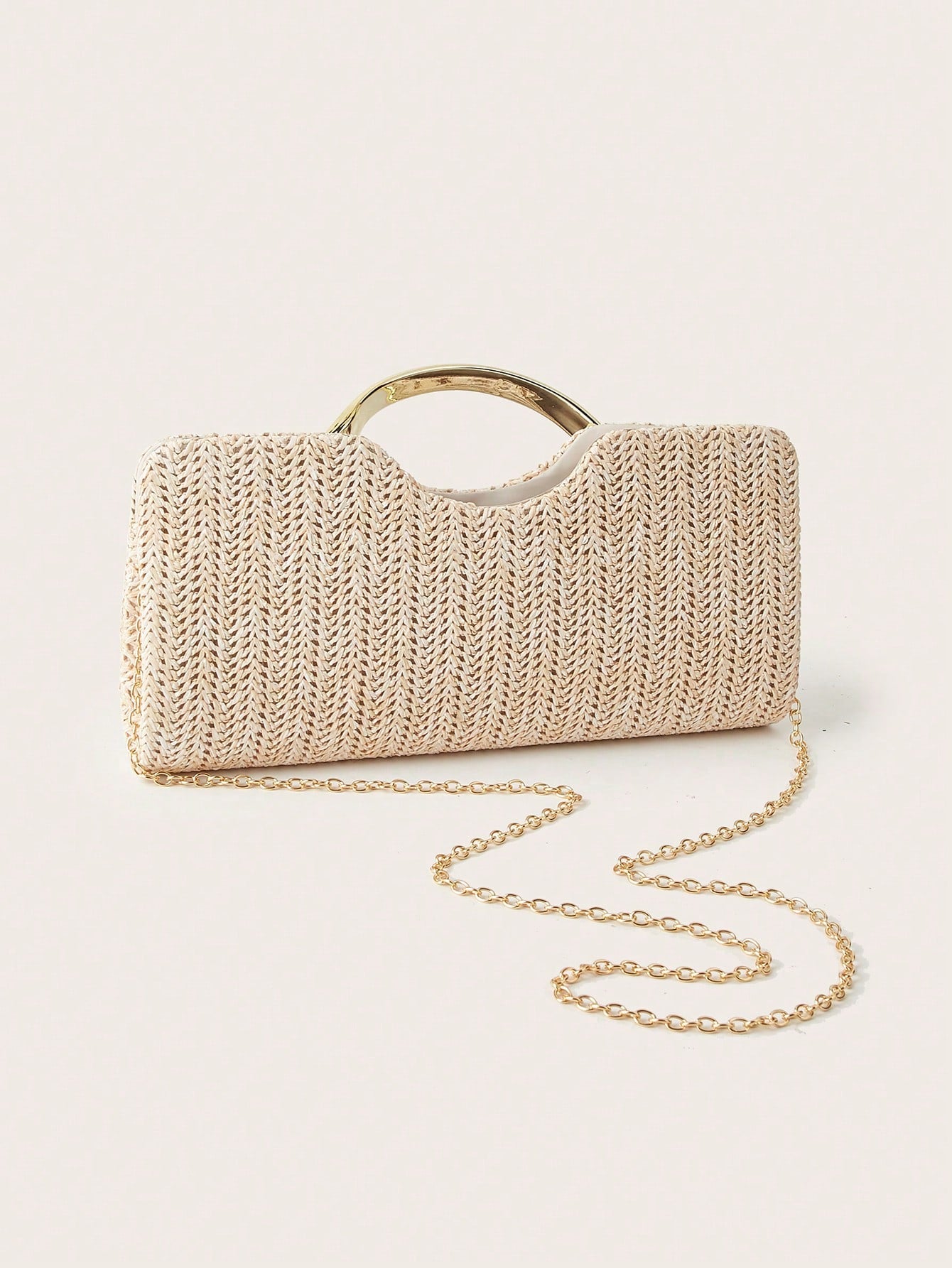 AIBBYDAR Women's Clutch Bag Beach Bag Straw Woven Bag Summer Essential Holiday Essential Beach Holiday Vacation Season Versatile Women's Crossbody Bag Women's Bag Makeup Bag Casual Minimalist Vacation