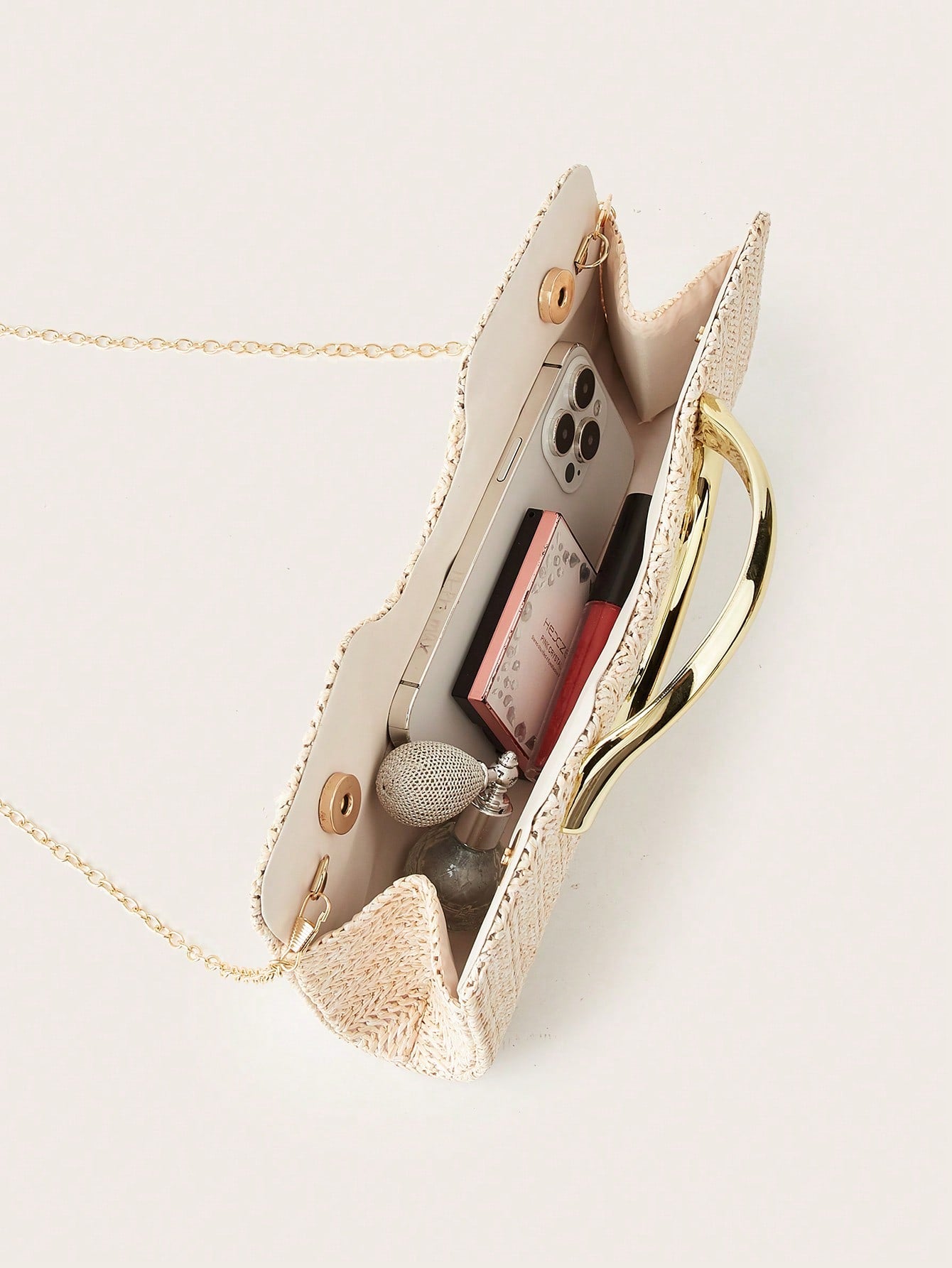 AIBBYDAR Women's Clutch Bag Beach Bag Straw Woven Bag Summer Essential Holiday Essential Beach Holiday Vacation Season Versatile Women's Crossbody Bag Women's Bag Makeup Bag Casual Minimalist Vacation