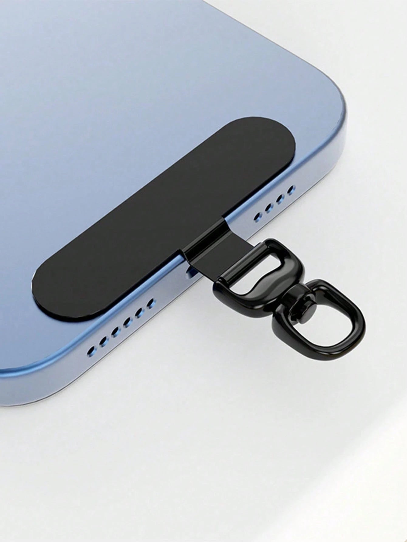 Alloy Lanyard Gasket 360° Rotatable Stainless Steel Phone Hook Metal Washer Secures Phone Lanyard Spring Gift
