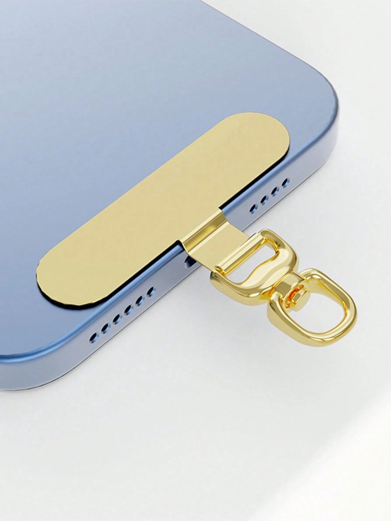 Alloy Lanyard Gasket 360° Rotatable Stainless Steel Phone Hook Metal Washer Secures Phone Lanyard Spring Gift