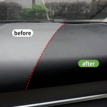 Automotive Plastic Leather Coating Wax, Dashboard Wax, Interior Central Control Plastic Renewal, Brightener & Maintenance Solution, HGKJ S3
